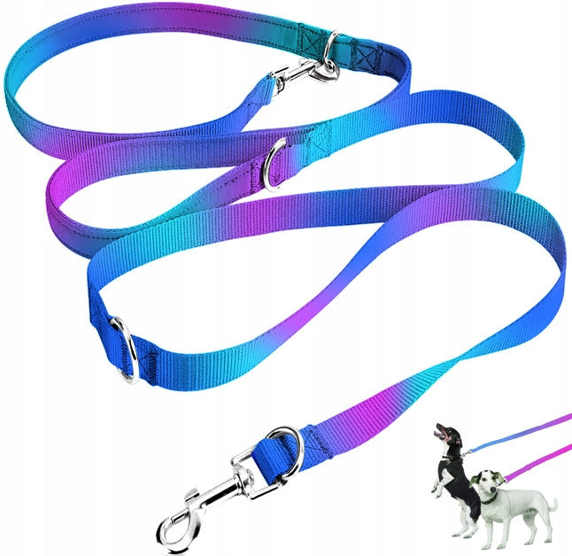 ADJUSTABLE LEASH FOR DOG CLIP-ON TRAINING STRONG IN PATTERNS 25mm 5m EAN (GTIN) 5906022639110