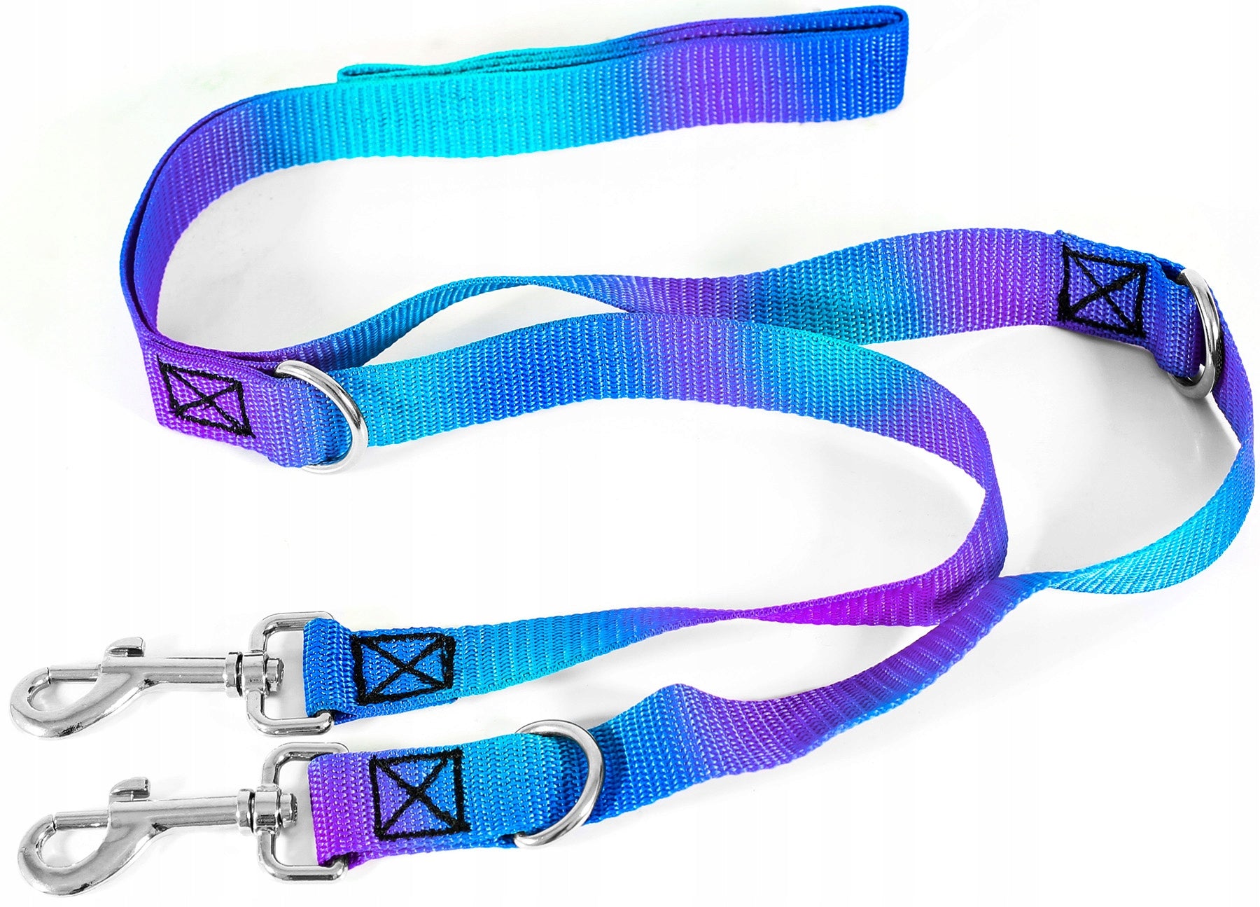 ADJUSTABLE LEASH FOR DOG CLIP-ON TRAINING STRONG IN PATTERNS 25mm 5m Manufacturer code SM-REGWZORY500ombreblue
