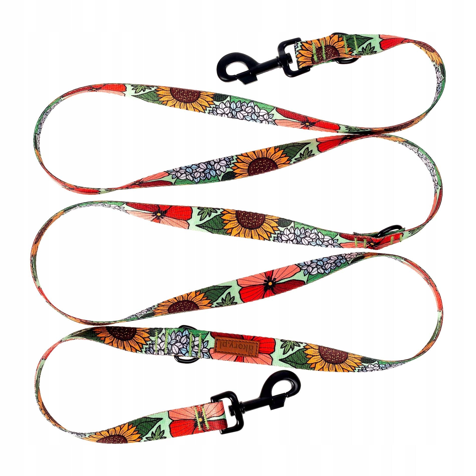 ADJUSTABLE LEASH with carabiners 500 cm for small dog Ukory WITH PRINT Brand Ukory