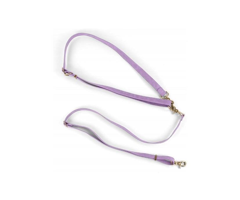 ADJUSTABLE LEATHER LANYARD WITH COLLAR DOG SET