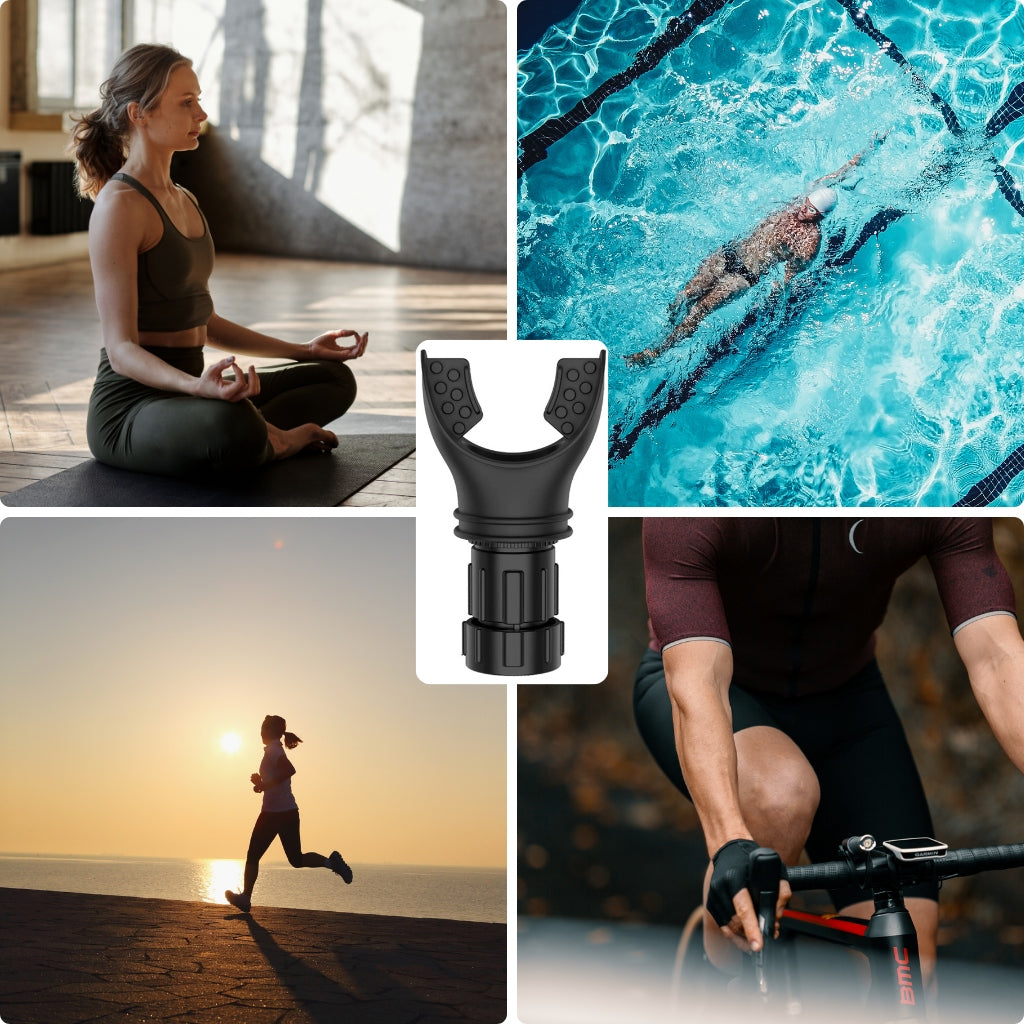 ADJUSTABLE MOUTHPIECE FOR BREATHING EXERCISE MASK BREATHING DEVICE TRAINER Brand no brand