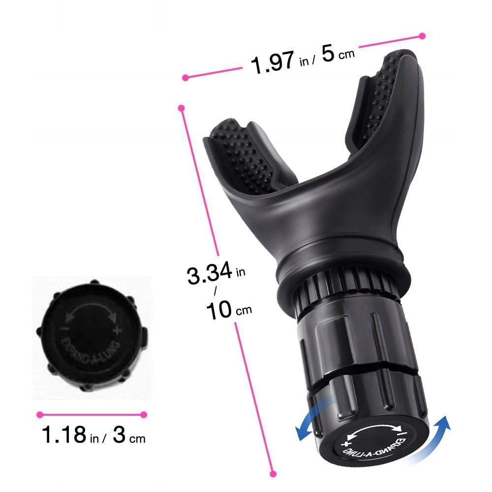 ADJUSTABLE MOUTHPIECE FOR BREATHING EXERCISE OXYFIT MASK BREATHING DEVICE Brand no brand