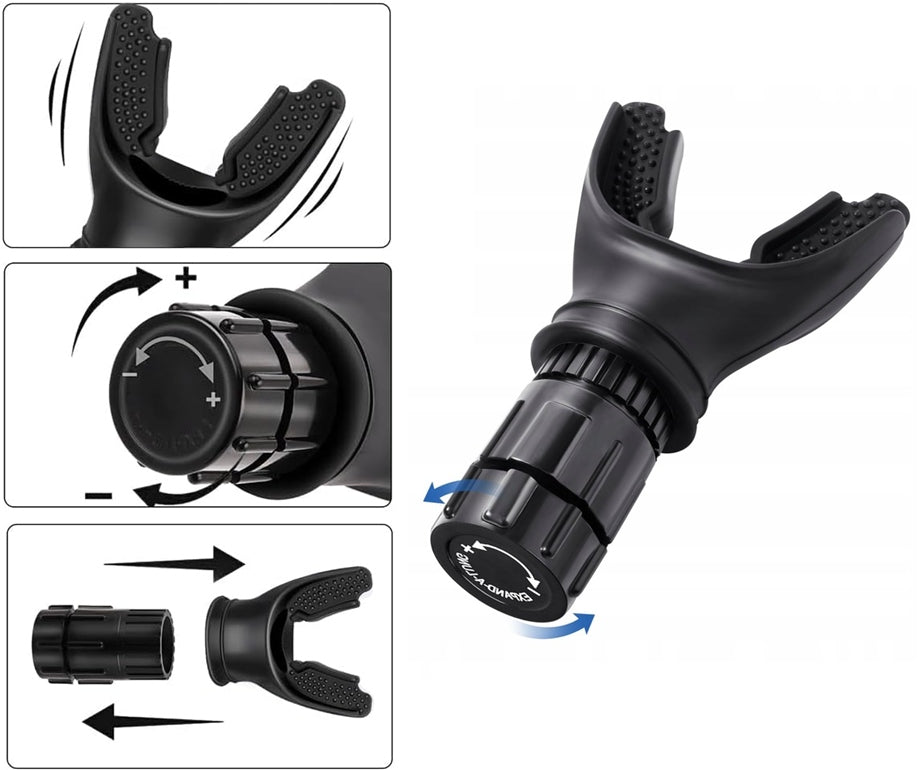 ADJUSTABLE MOUTHPIECE FOR BREATHING EXERCISE OXYFIT MASK BREATHING DEVICE Packaging status original