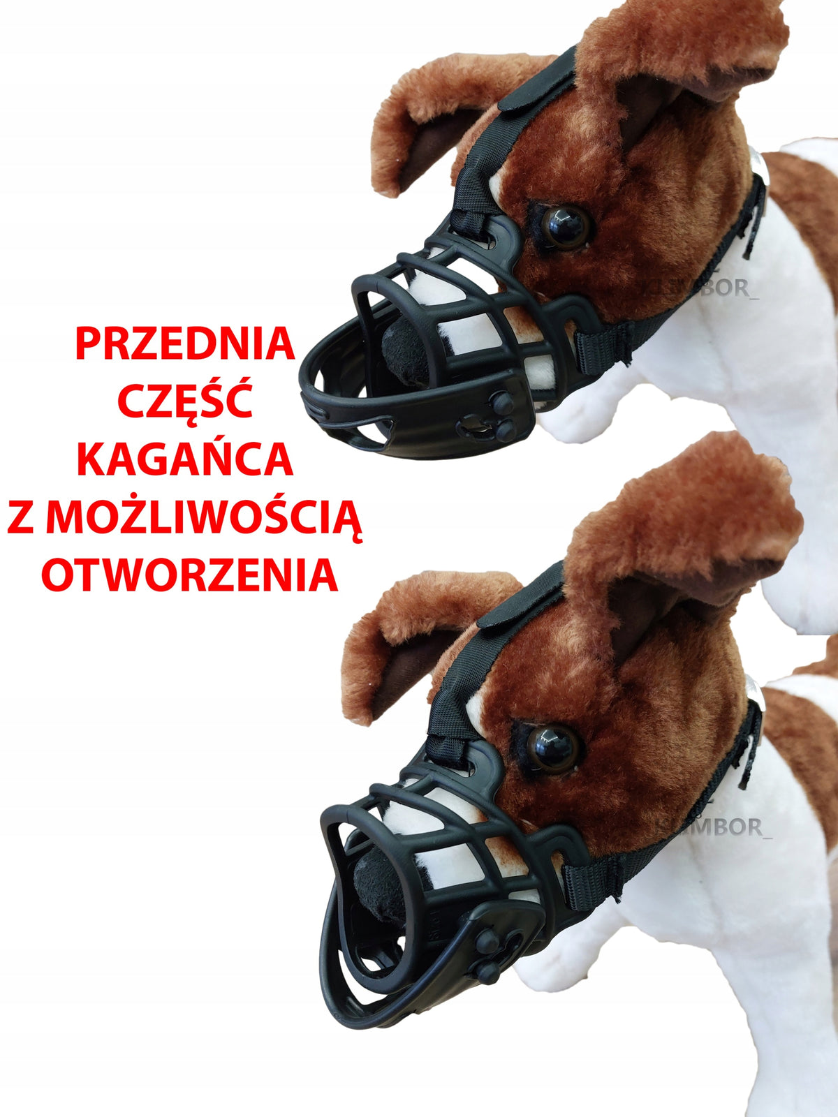 ADJUSTABLE PLASTIC SILICONE RUBBER DOG MUZZLE FOR SMALL DOGS Brand Nunbell