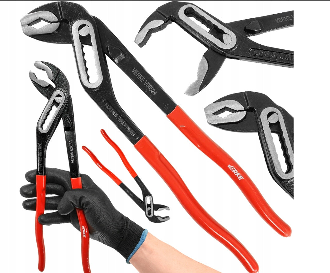 ADJUSTABLE PLIERS FOR UNSCREWING PIPES HYDRAULIC FROG WRENCH FROG CRV 200MM