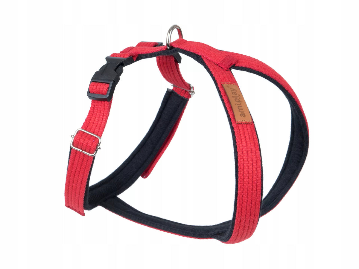 ADJUSTABLE SHOULDER STRAPS AMIPLAY GRAND SOFT COTTON XXL RED