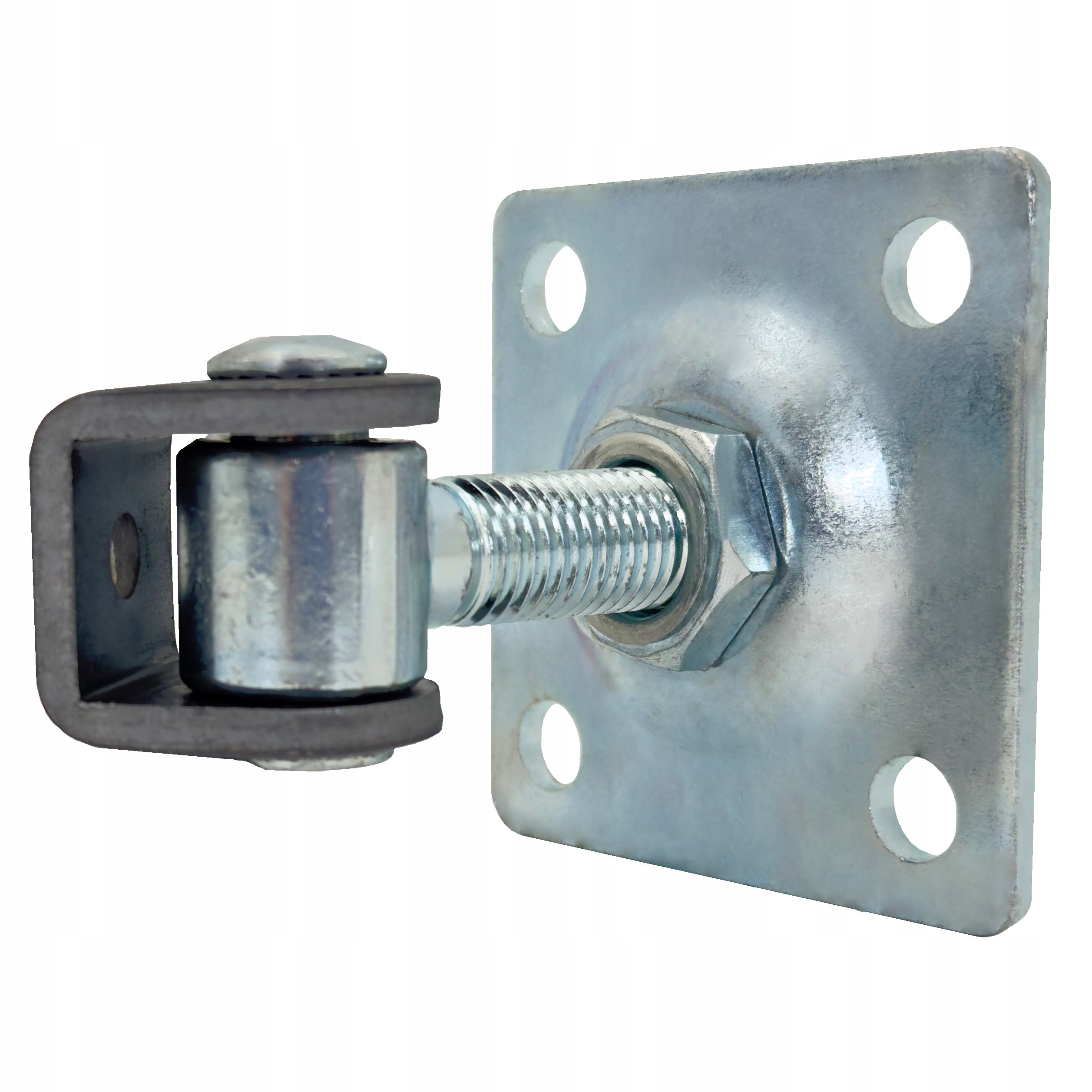 ADJUSTABLE STEEL HINGE FOR GATE M16 WITH SIGN 80x80x4 GALVANIZED