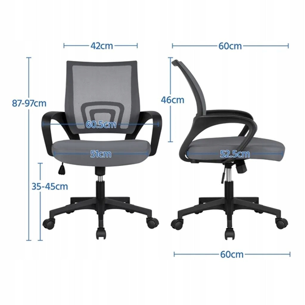 ADJUSTABLE SWIVEL CHAIR MESH CHAIR EAN (GTIN) 4059852625219