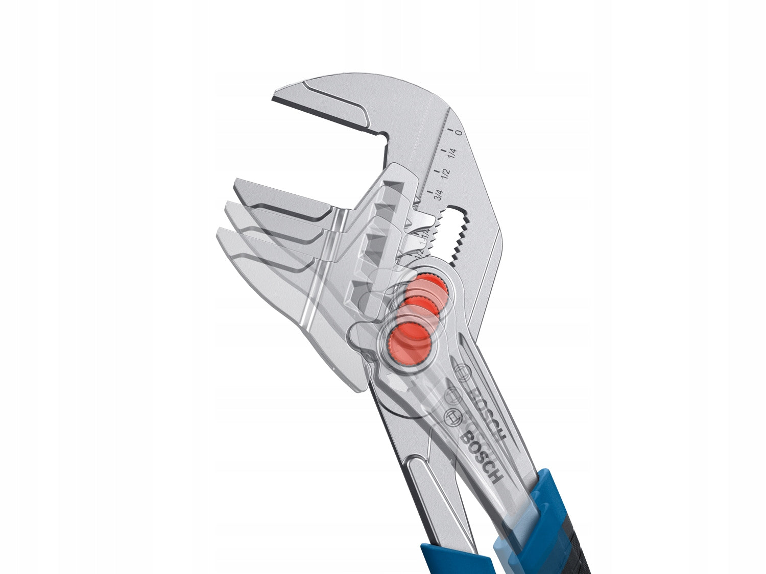 ADJUSTABLE WRENCH PLIERS 250MM CLAMPING WRENCH 0-48 MM BOSCH Manufacturer code 1600A02W3R