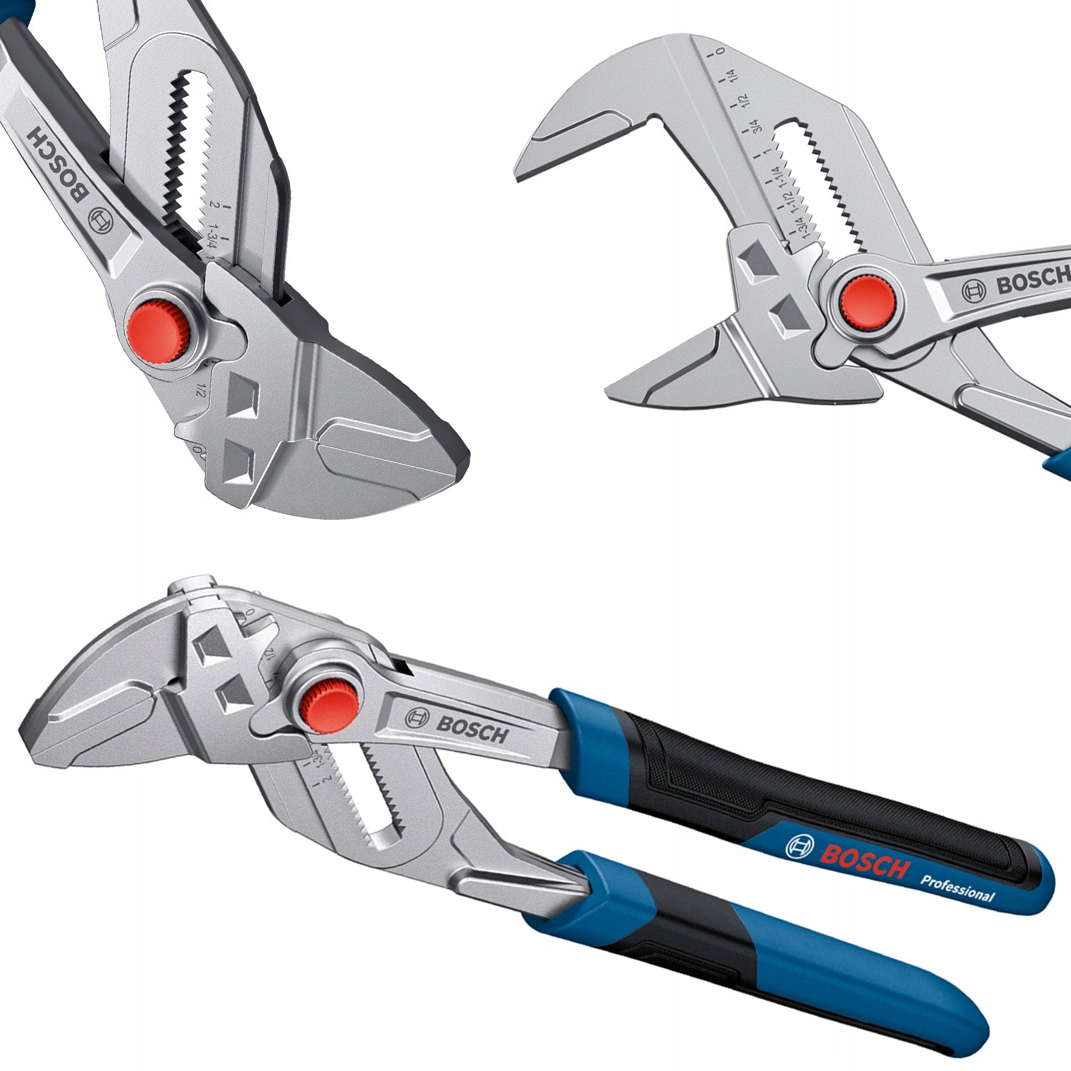 ADJUSTABLE WRENCH PLIERS 250MM CLAMPING WRENCH 0-48 MM BOSCH