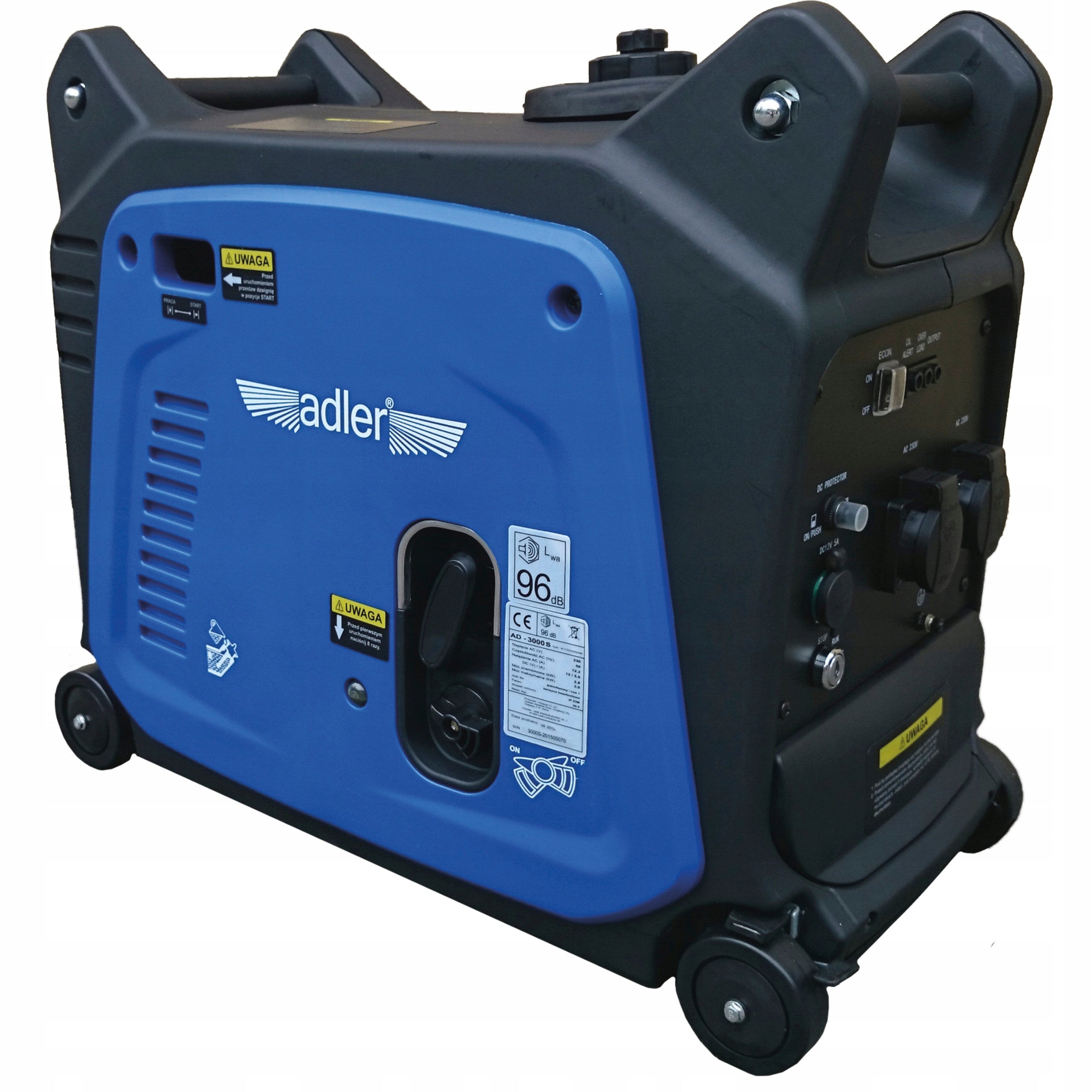 ADLER AD-3000S INVERTER GENERATOR SET 230V 3,0 kW