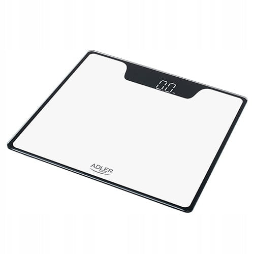 ADLER BATHROOM SCALE GLASS 180 KG AD8174W Housing material glass