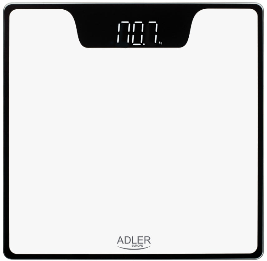 ADLER BATHROOM SCALE GLASS 180 KG AD8174W