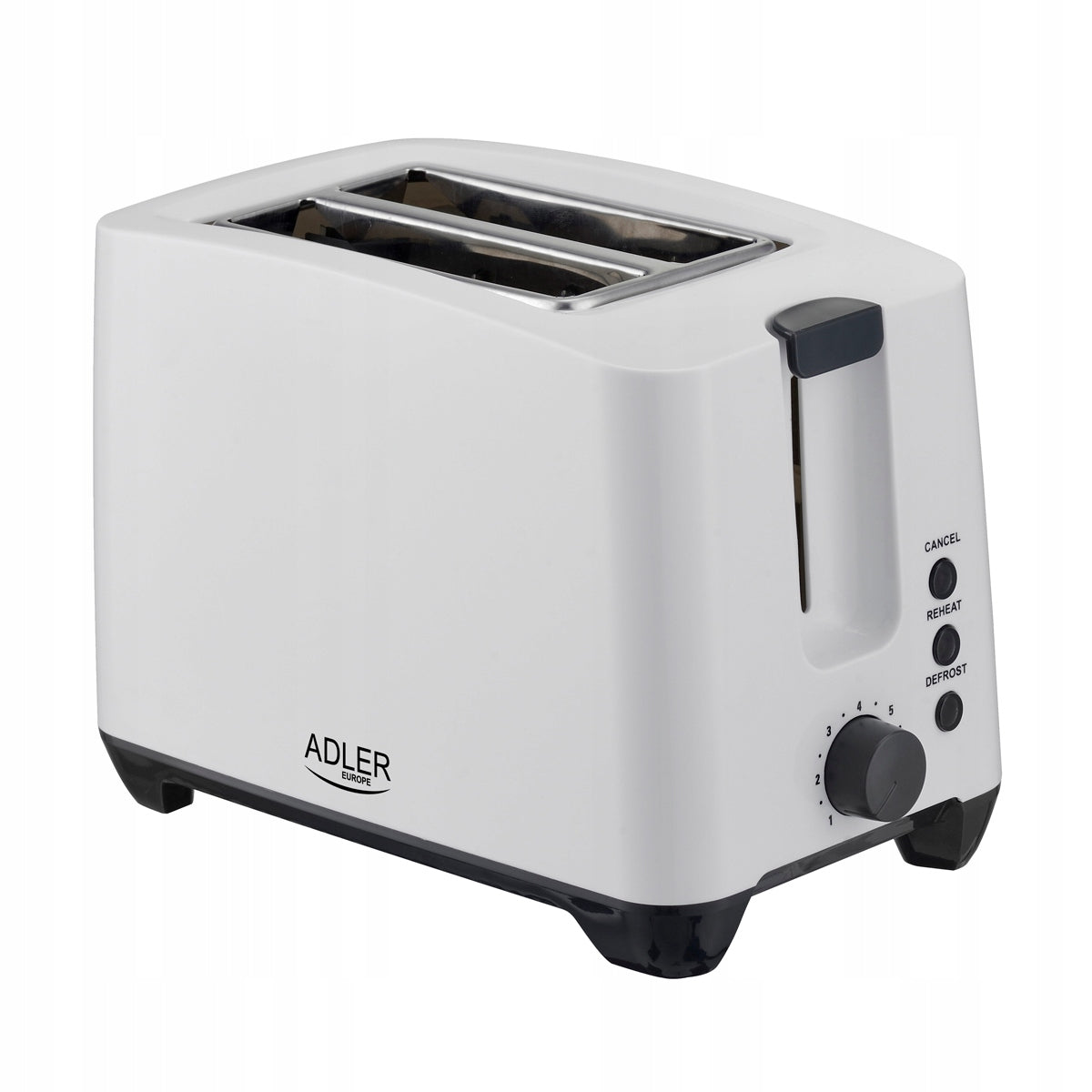 ADLER NICE SANDWICH TOASTER WHITE 2 TOAST SLICES 7 LEVELS 1000 IN GRATE Brand no brand