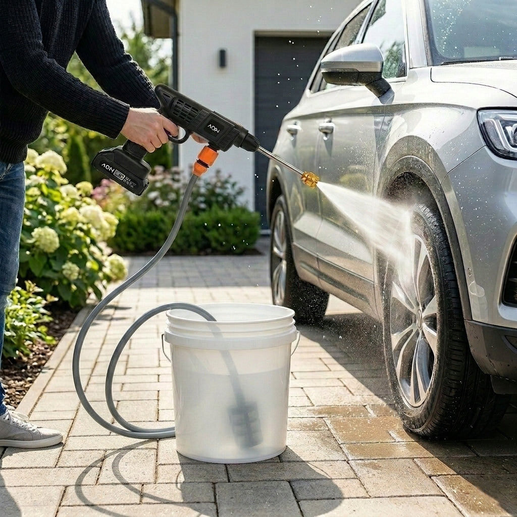 ADM Pressure Washer Wireless + 2 Batteries 21V - Black Manufacturer code Mini myjka-czarna:431