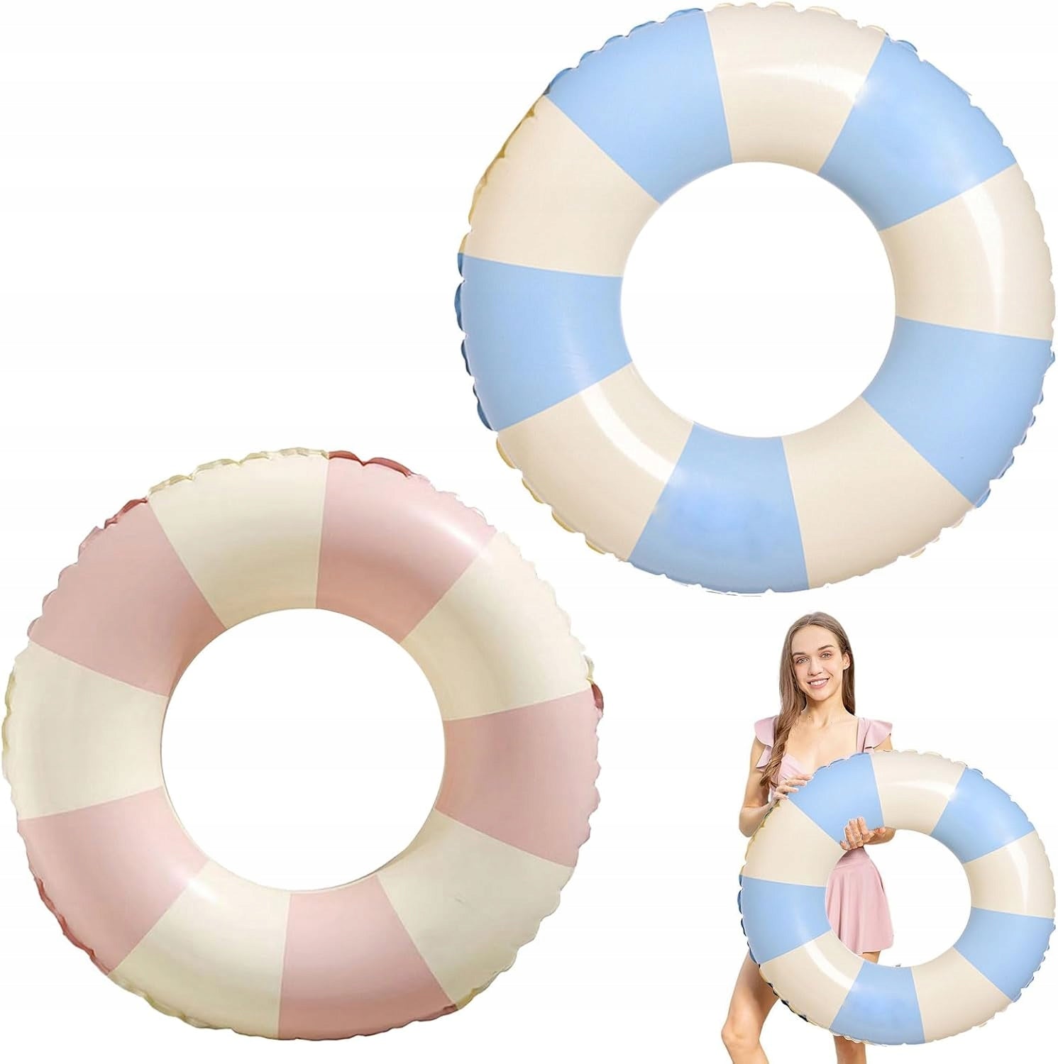 ADULT SWIMMING WHEEL 2 PCS INFLATABLE RETRO POOL