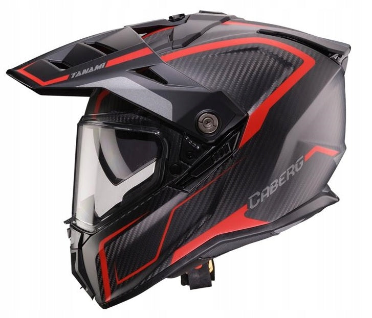 ADVENTURE HELMET CABERG DUAL TANAMI CARBON GRAVITY RED GREY XL Manufacturer Caberg