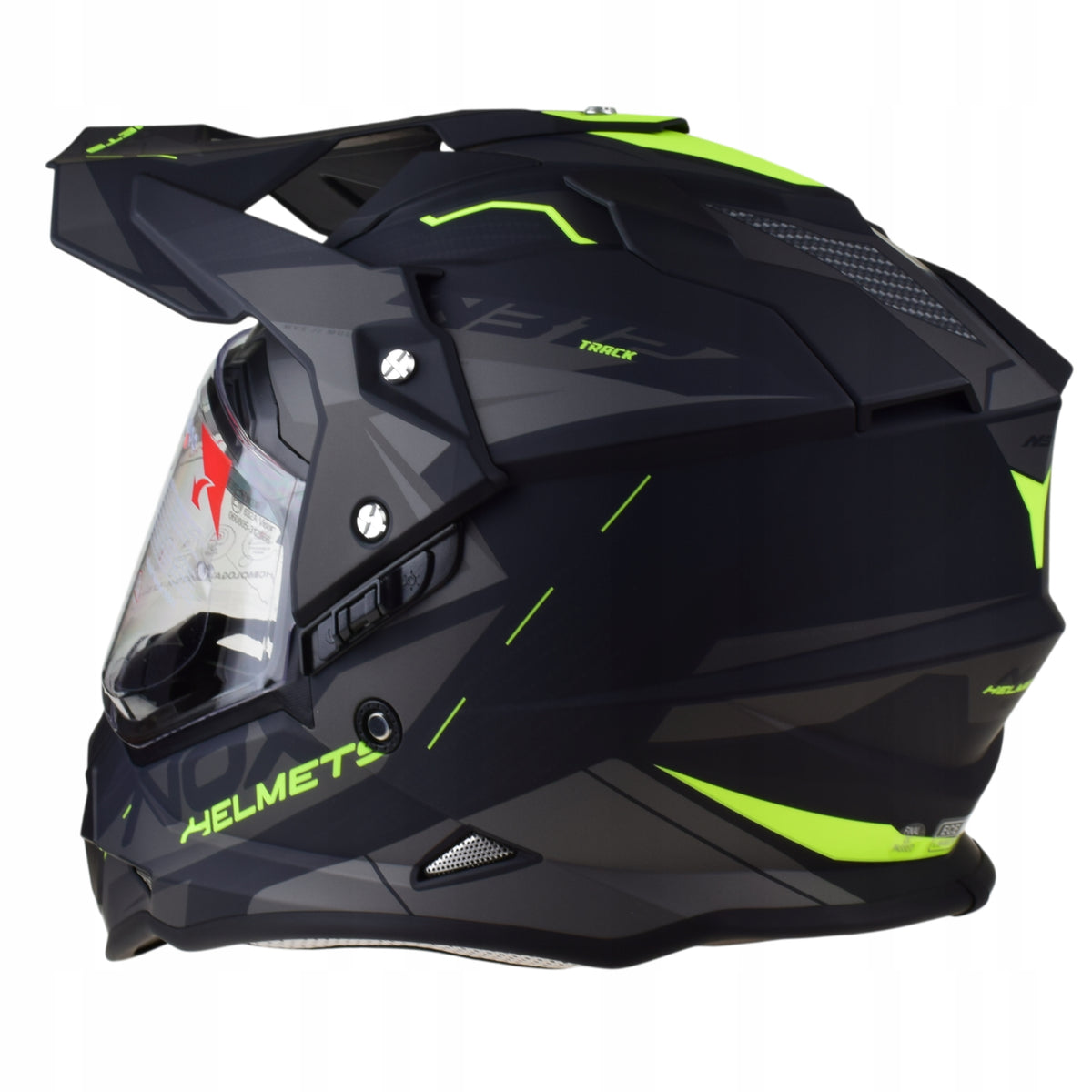 ADVENTURE NOX N312 TRACK Fluo YELLOW helmet enduro cross off-road size XL Manufacturer Nox