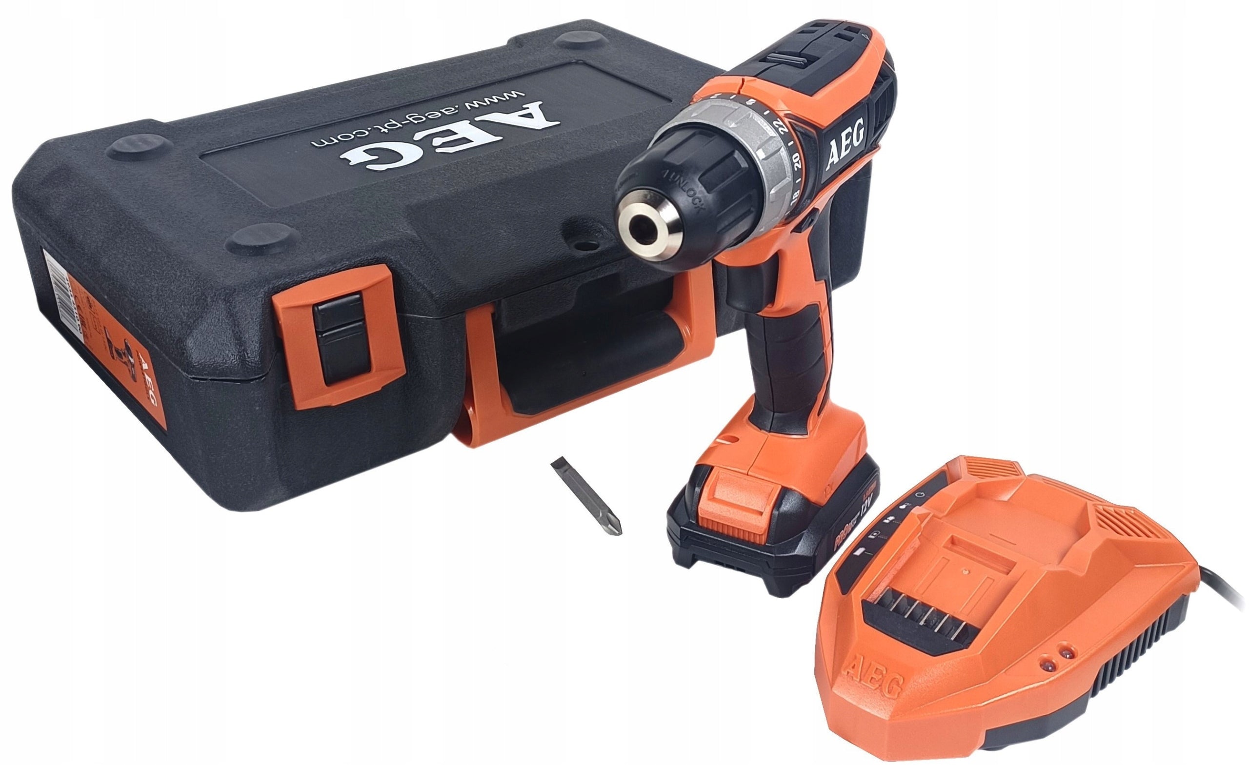 AEG 12V BS12 G3 LI-152C Cordless Drilling Machine 1.5Ah Case