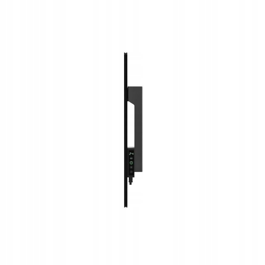 AENO GH12S Glass wall heater Smart 500W app+LED panel black Amazon Brand AENO