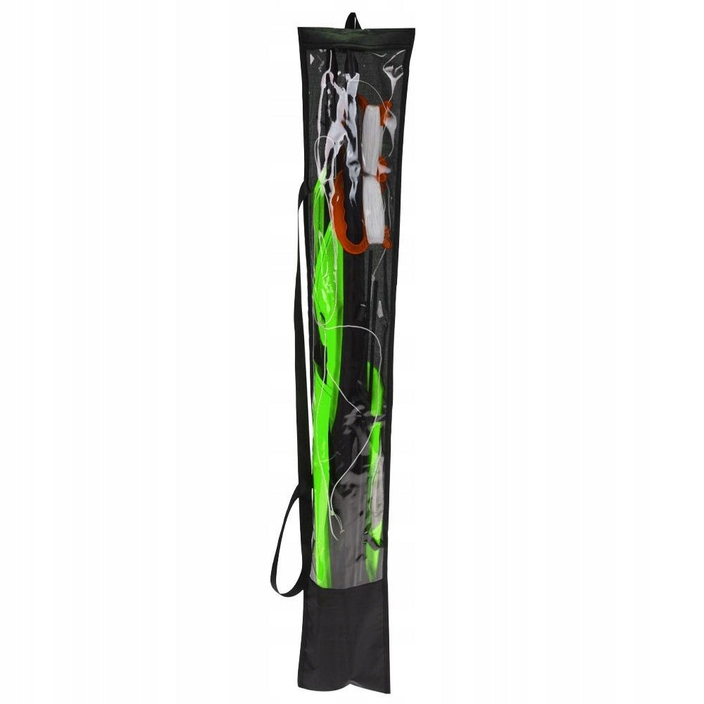 AEROBATIC kite for children adults large with rope green 120x50 Product depth 50 cm