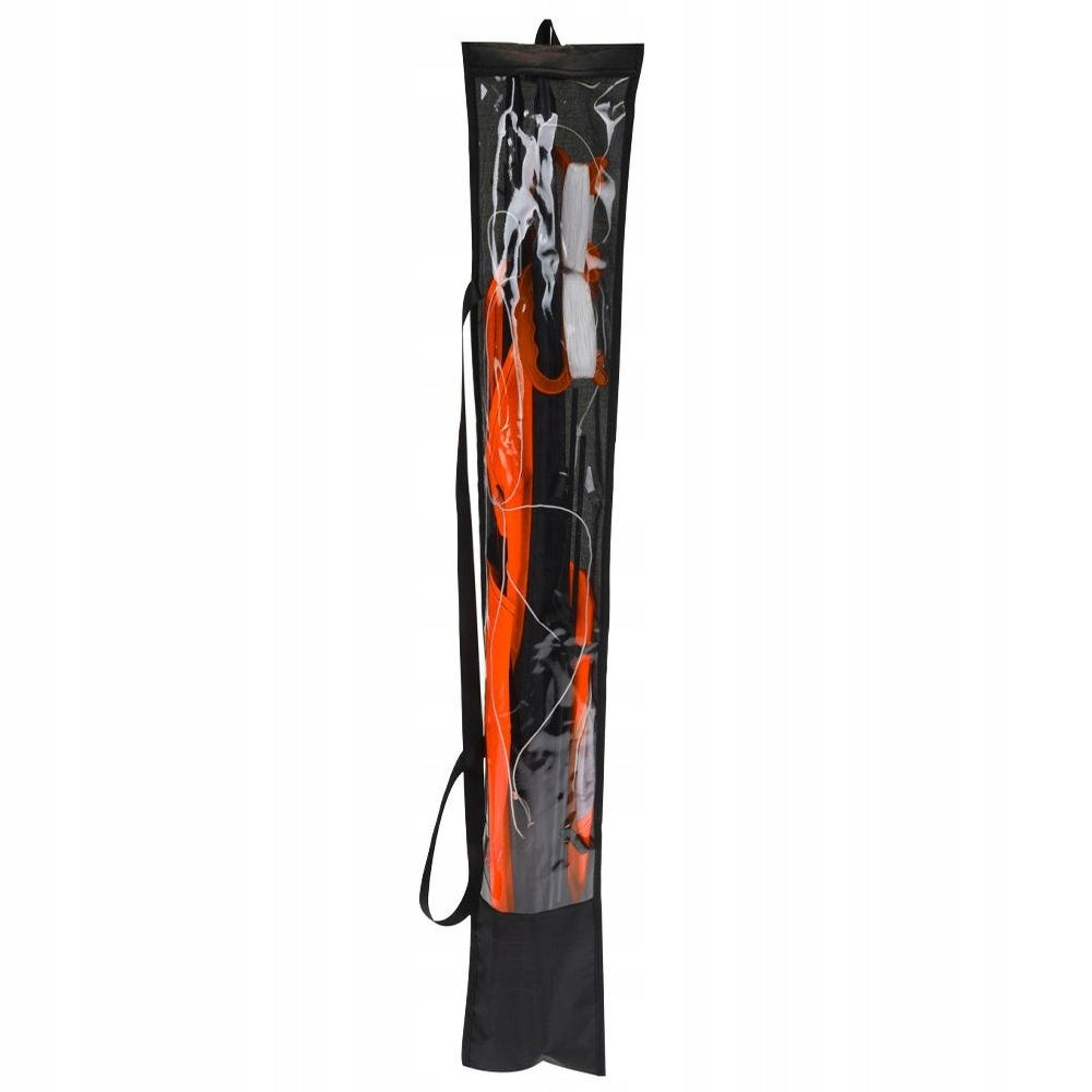 AEROBATIC kite for children adults large with rope orange 120x50 Product depth 90 cm