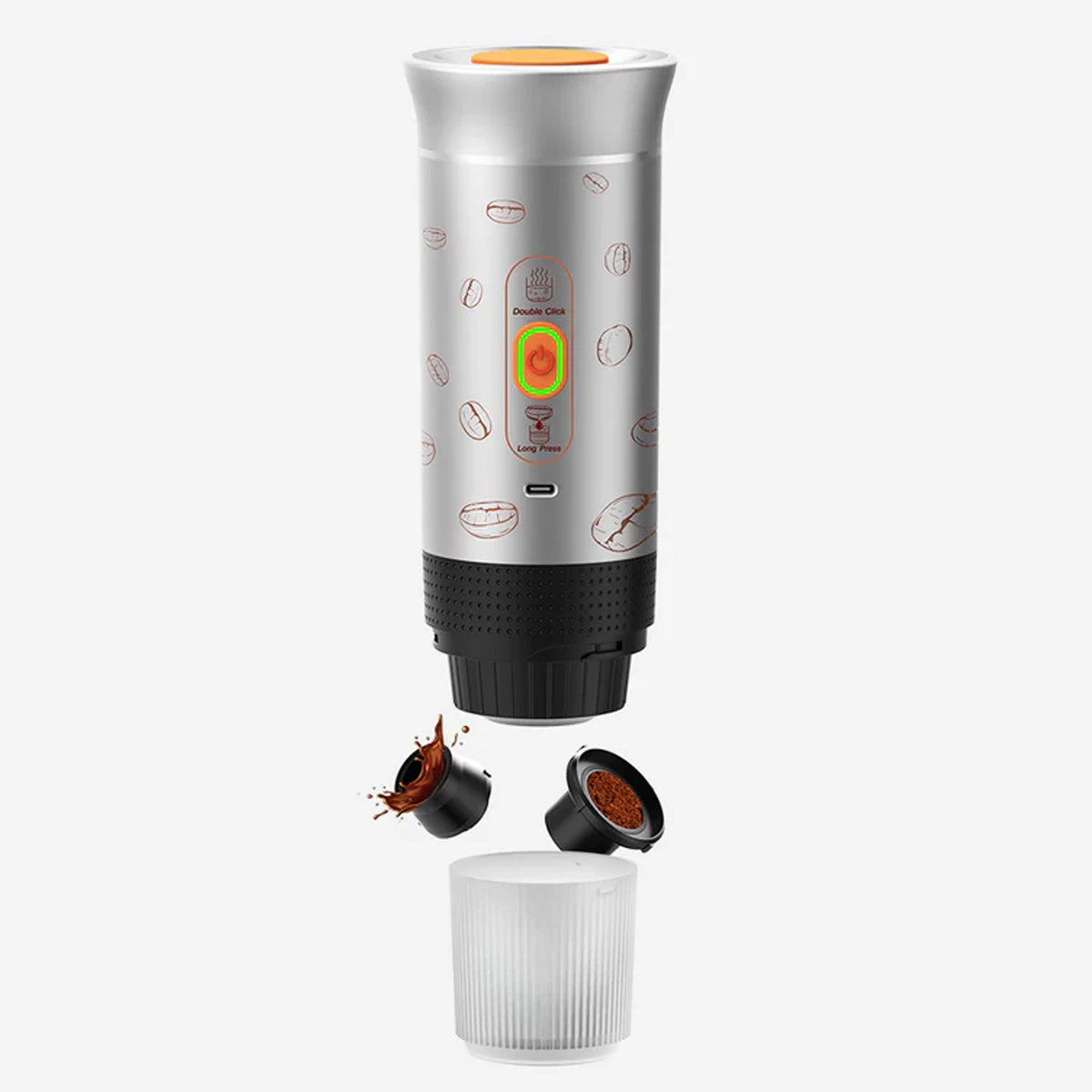 AEROGOGO Portable ground coffee maker+ for PRESSURE capsules 20 Bar Packaging status original