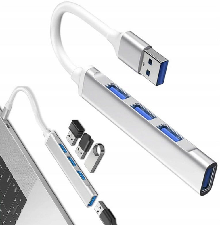 AESTHETIC ALUMIN ADAPTER SPLITTER PORT SPLITTER HUB USB 4xUSB 3.0