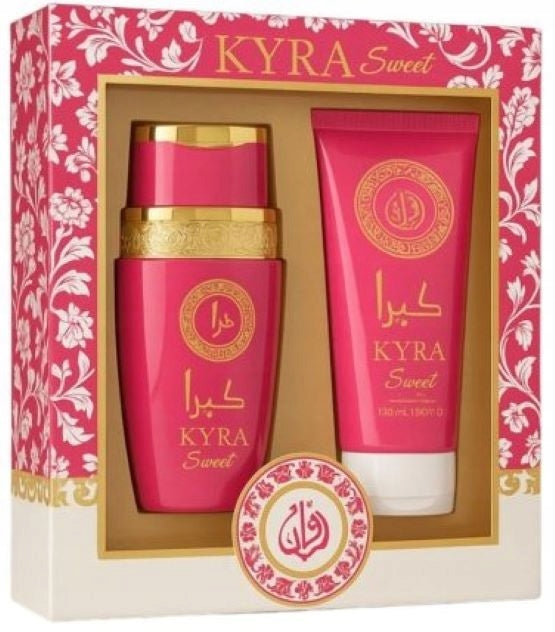 AFAQ KYRA SWEET Eau de Parfum EDP 100ml + BODY LOTION 150ml WOMAN