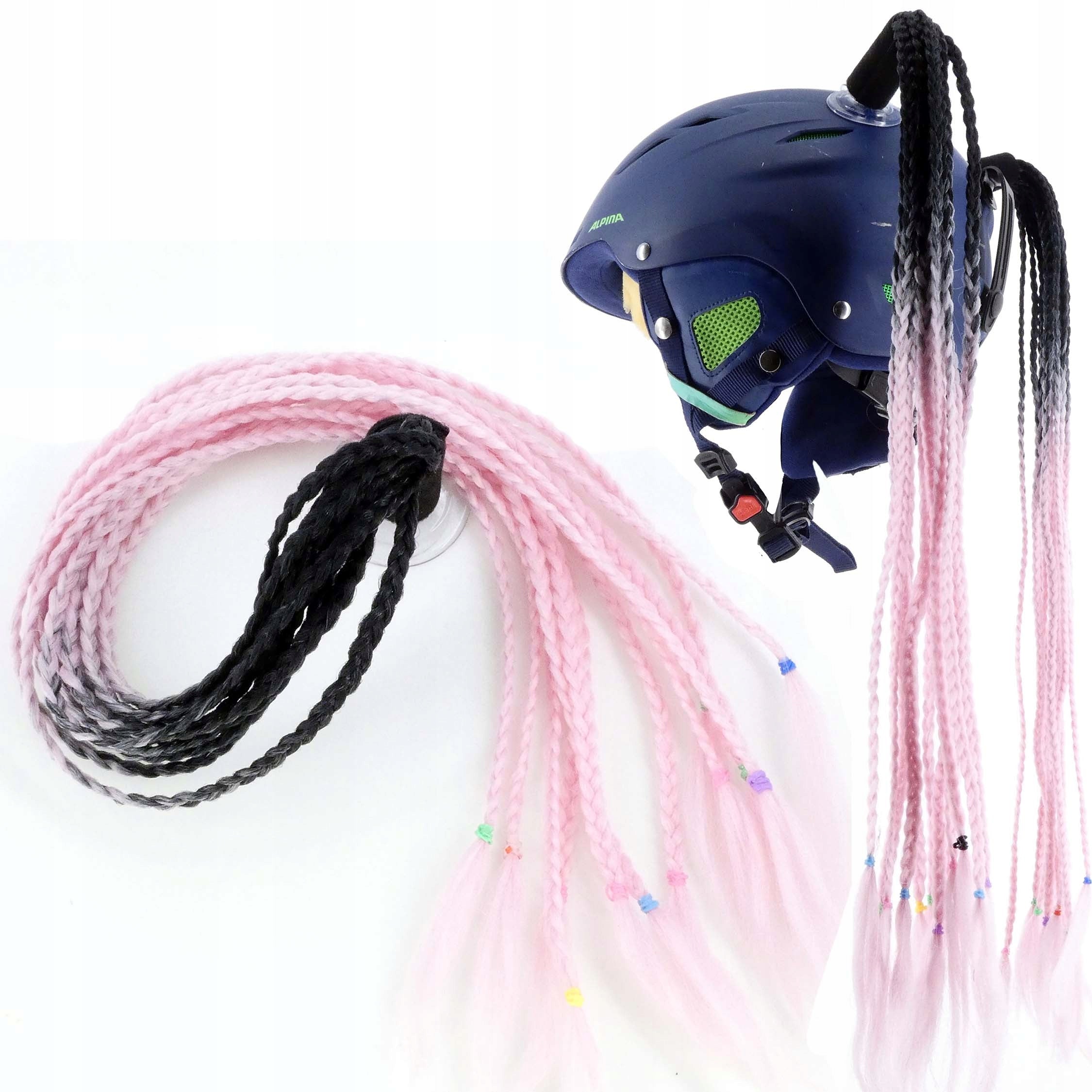 AFRICAN BRAID FOR HELMET 68CM SUCTION CUP MOUNT POLYESTER PENDANT