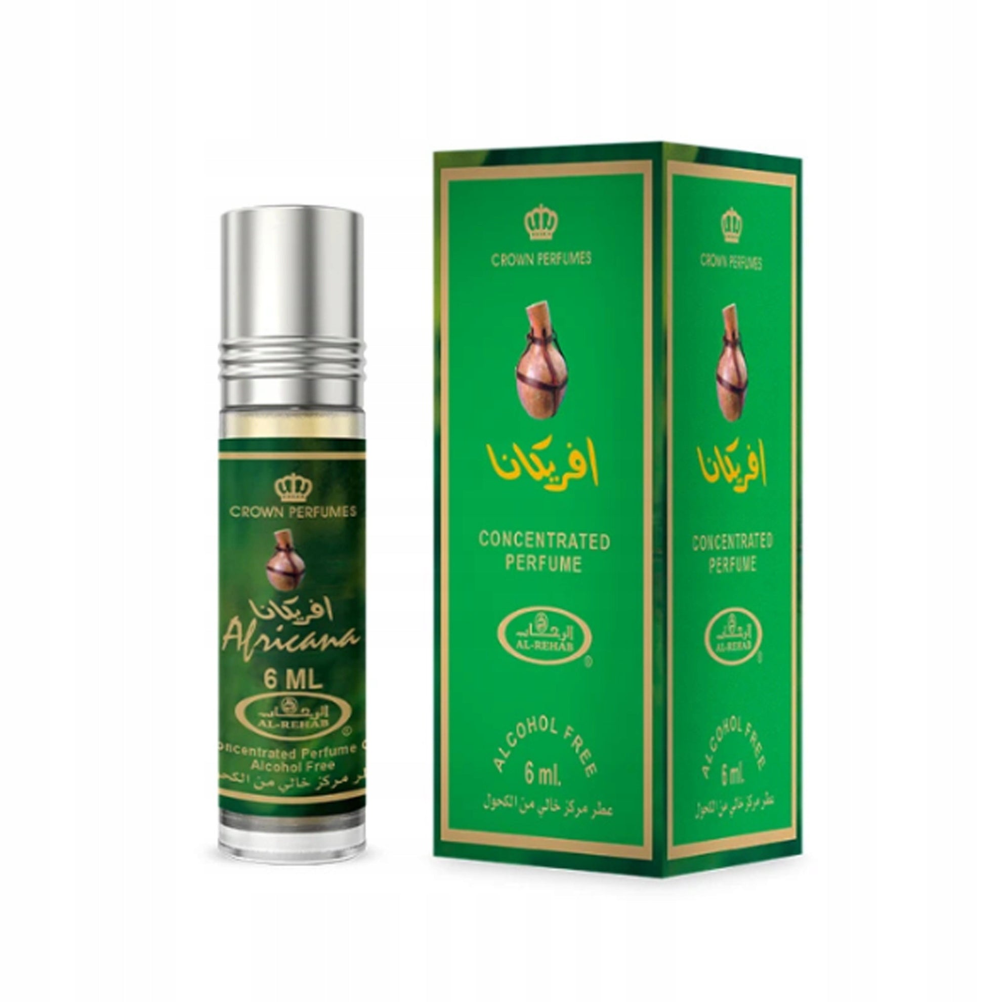 AFRICANA Perfumed Oil CPO 6 ml Al Rehab Refreshing Fragrance For Her Packaging status original
