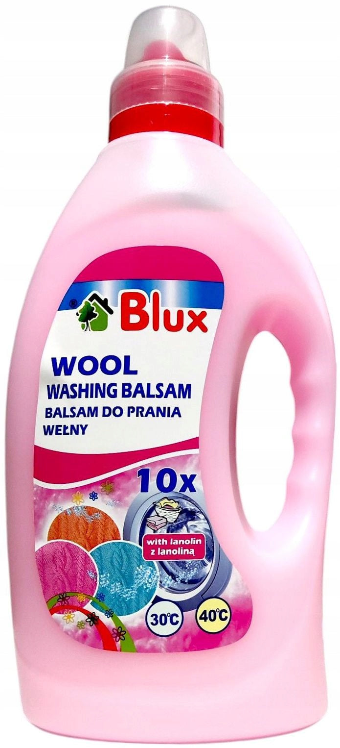 AGENT BALM FOR WASHING WOOL AND DELICATE FABRICS PREPARATION WITH LANOLIN 1L