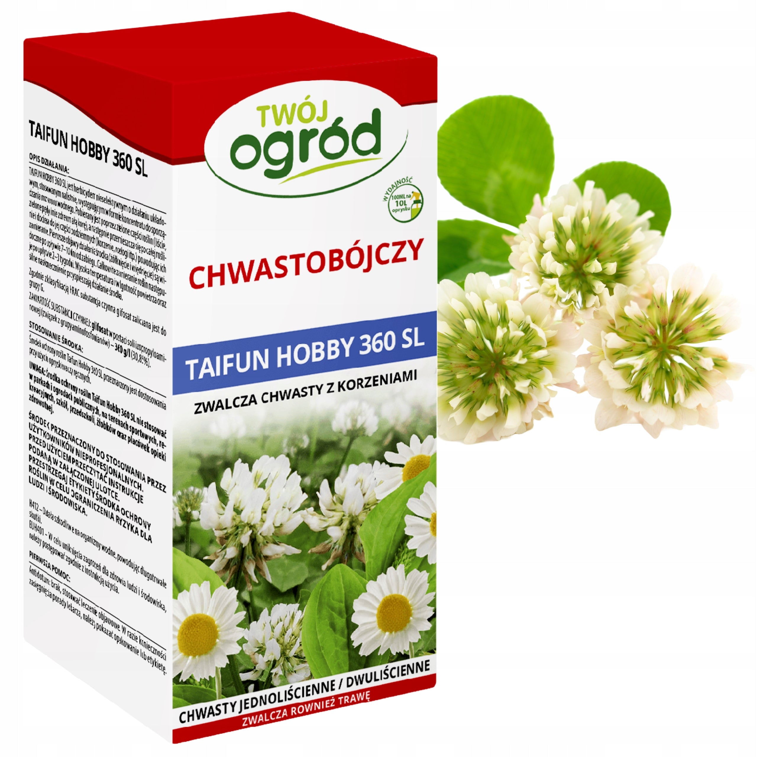 AGENT FOR ALL WEEDS TAIFUN HOBBY 360 SL 100ml dandelions order Roundup