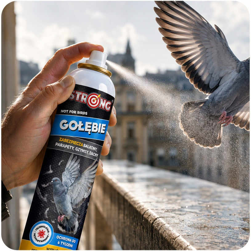 AGENT PROTECTING SURFACES AGAINST DIRT BY PIGEONS 300ML Kind Aerosol