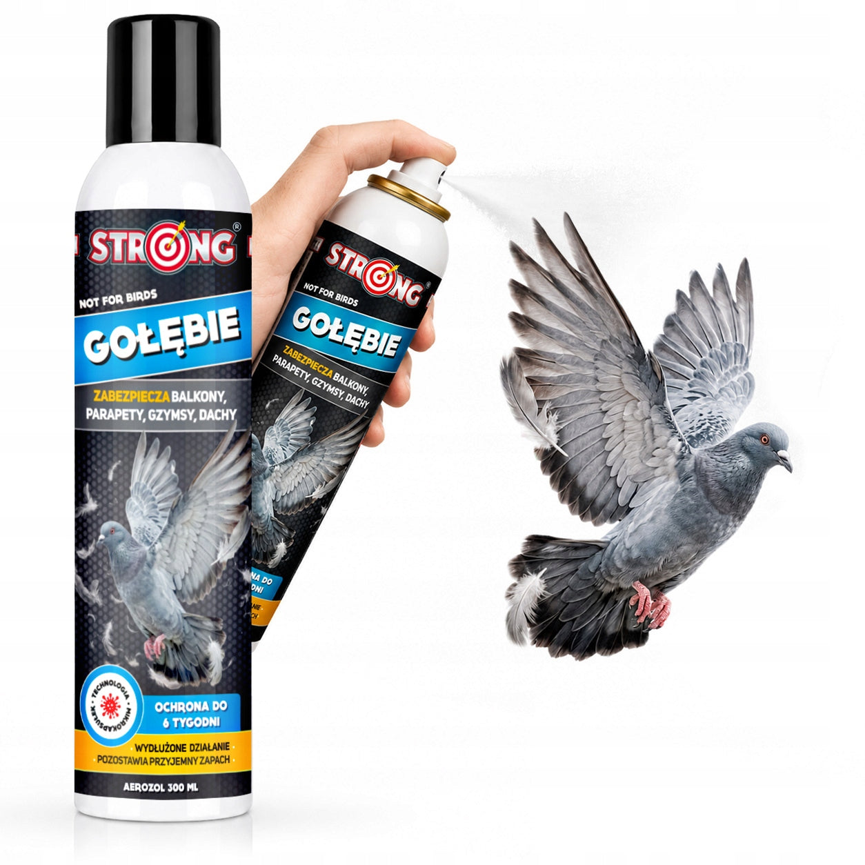 AGENT PROTECTING SURFACES AGAINST DIRT BY PIGEONS 300ML Packaging status original