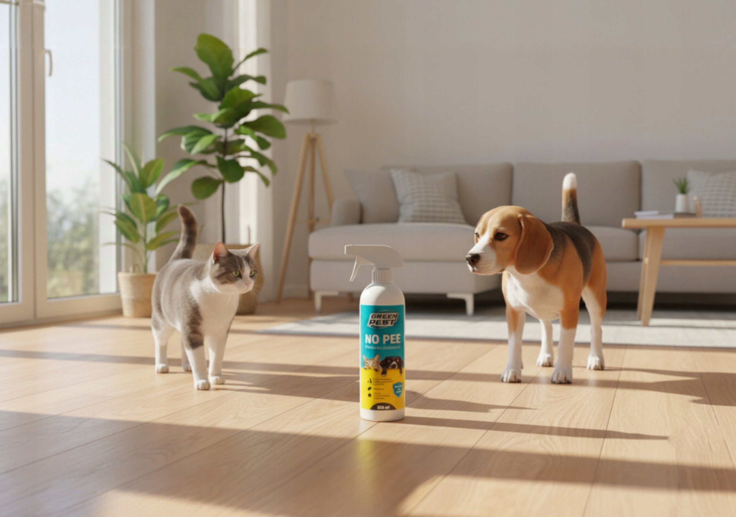 AGENT SPRAY LIQUID NO PEE AGAINST PEEING DOGS AND CATS 500ML Use Against cats dogs