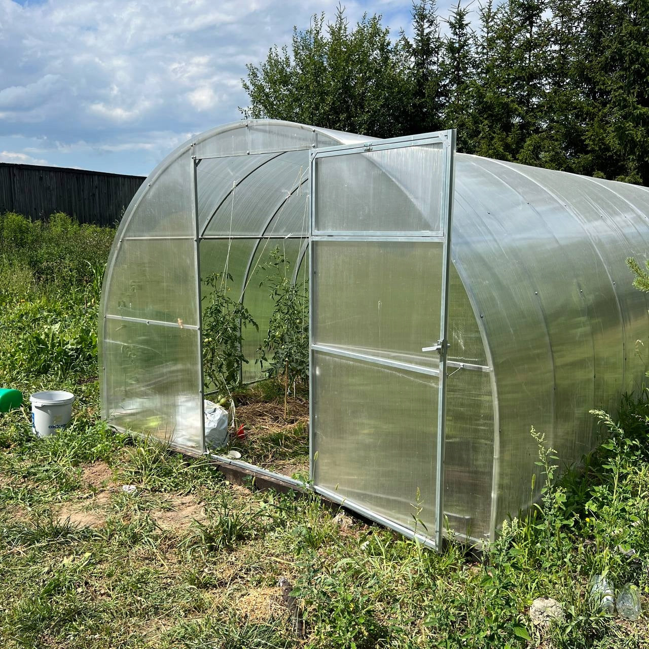 AGRONOM STRONG GREENHOUSE POLYCARBONATE 3x6m 4mm 20x20 Manufacturer no brand