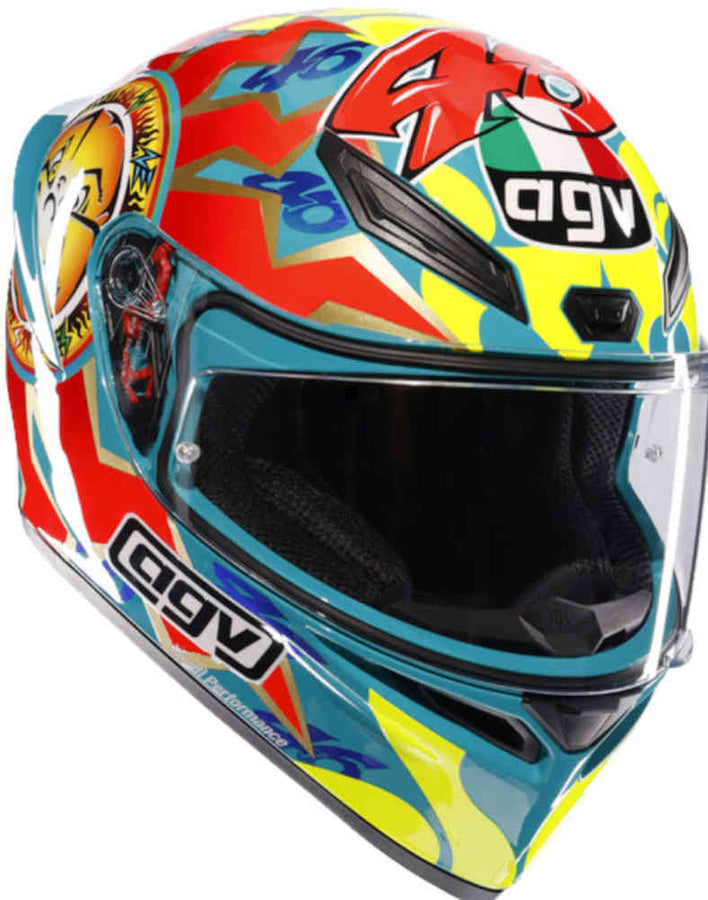 AGV K1 S ROSSI MUGELLO 1999 MOTORCYCLE HELMET INTEGRAL M