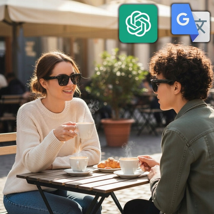 AI Glasses with Camera and HD Camera | Intelligent Language Translation Brand WINANQE