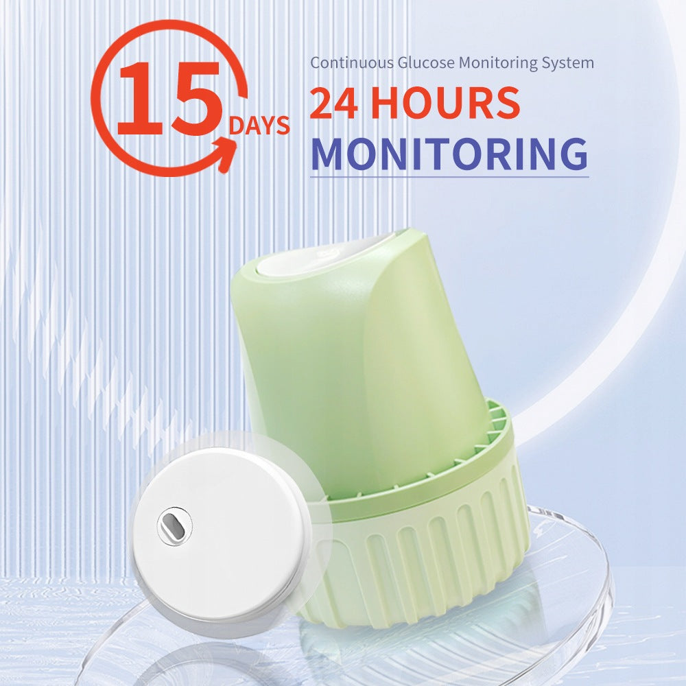 AIDEX 15-Day Continuous Glucose Monitor (CGM)Bluetooth Real-Time Monitoring