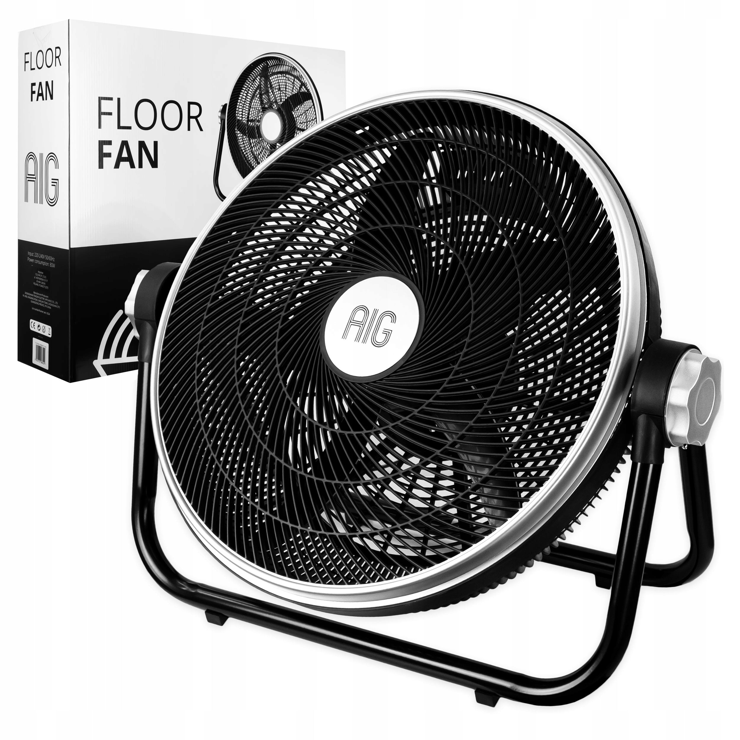 AIR CIRCULATOR FLOOR FAN 50 CM 80W POWERFUL FAN