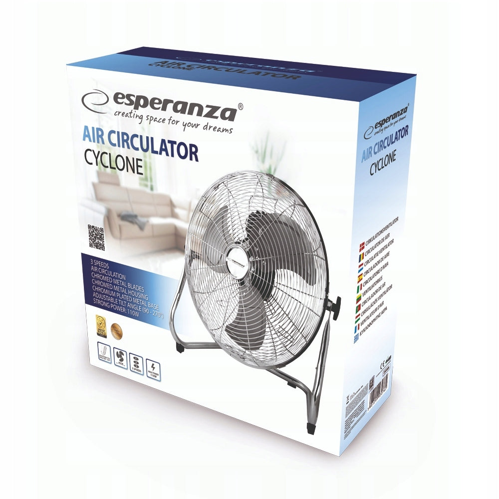 AIR CIRCULATOR FLOOR FAN INDUSTRIAL WINDMILL STRONG LARGE Brand Esperanza