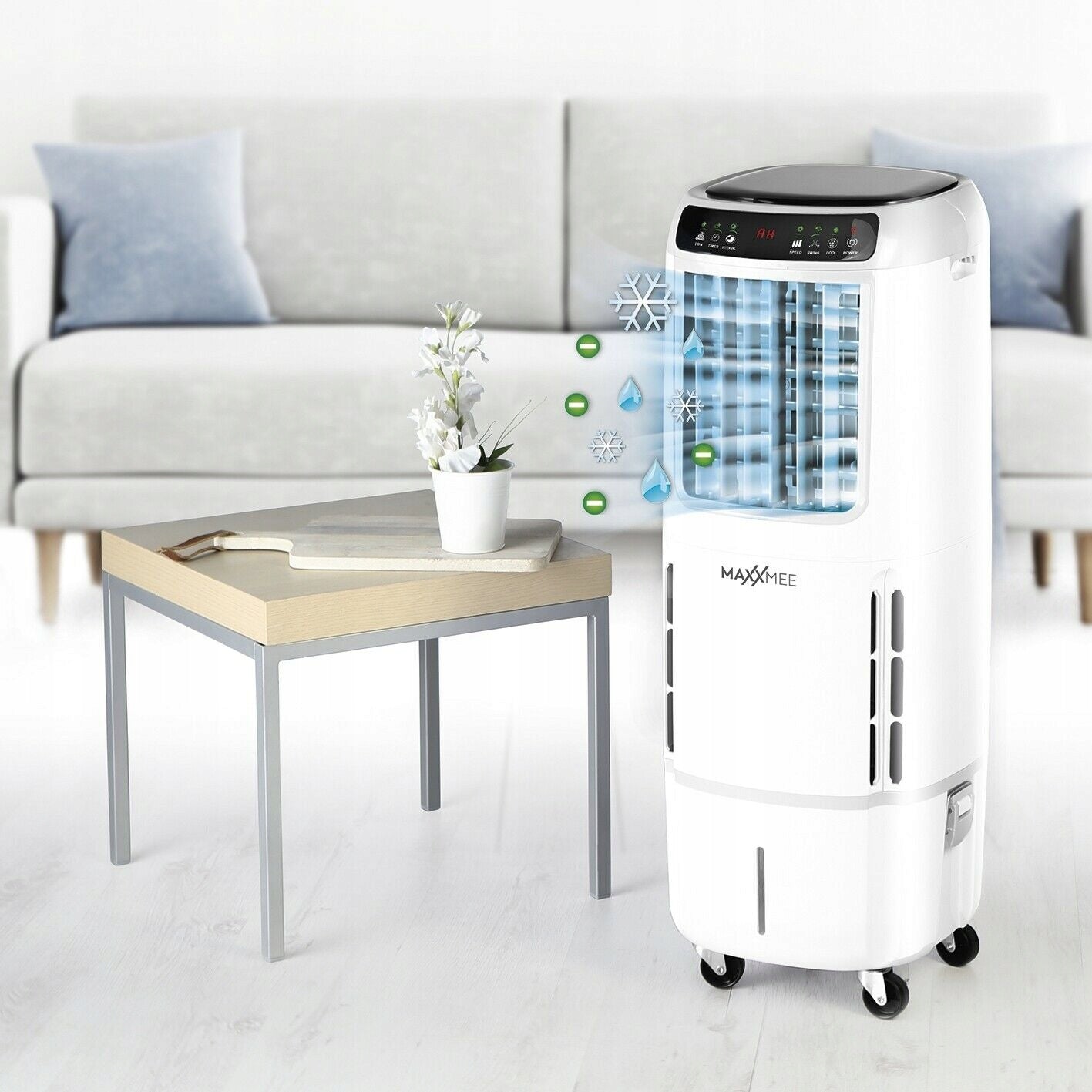AIR CONDITIONER FAN IONIZER HUMIDIFIER MAXXMEE 250 M3/H Control electronic