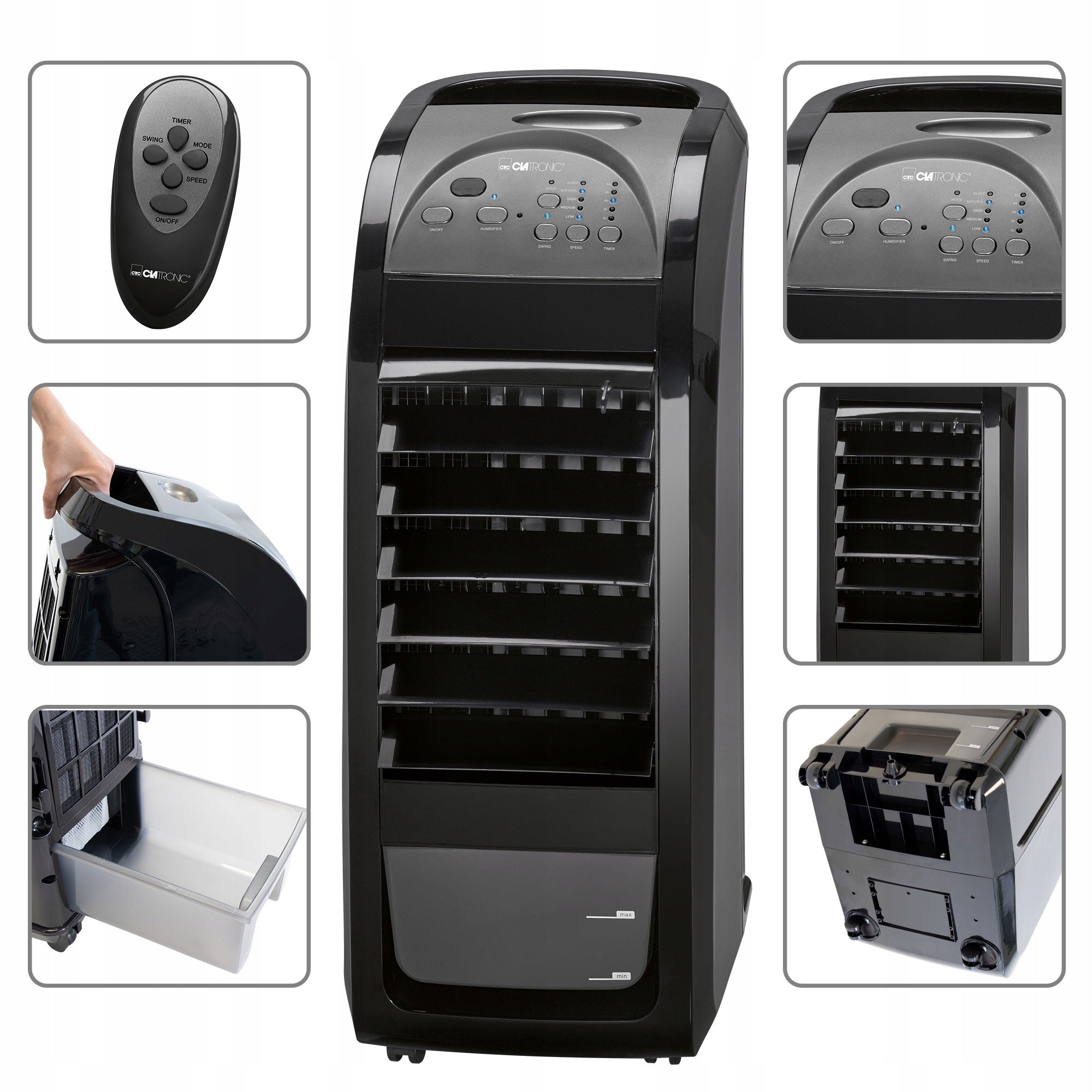 AIR CONDITIONER LK 3742 CLATRONIC Dominant color black