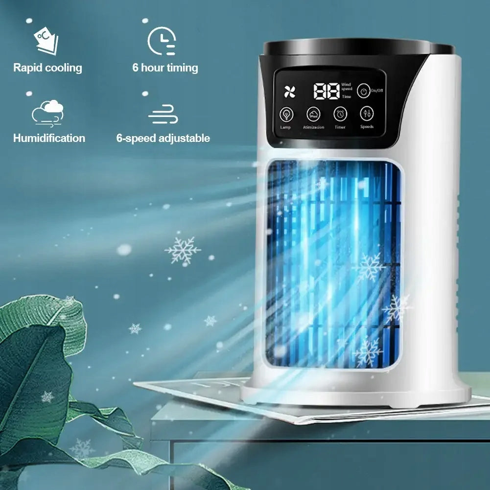 AIR CONDITIONER MINI PORTABLE ROOM WATER FAN ICE FAN