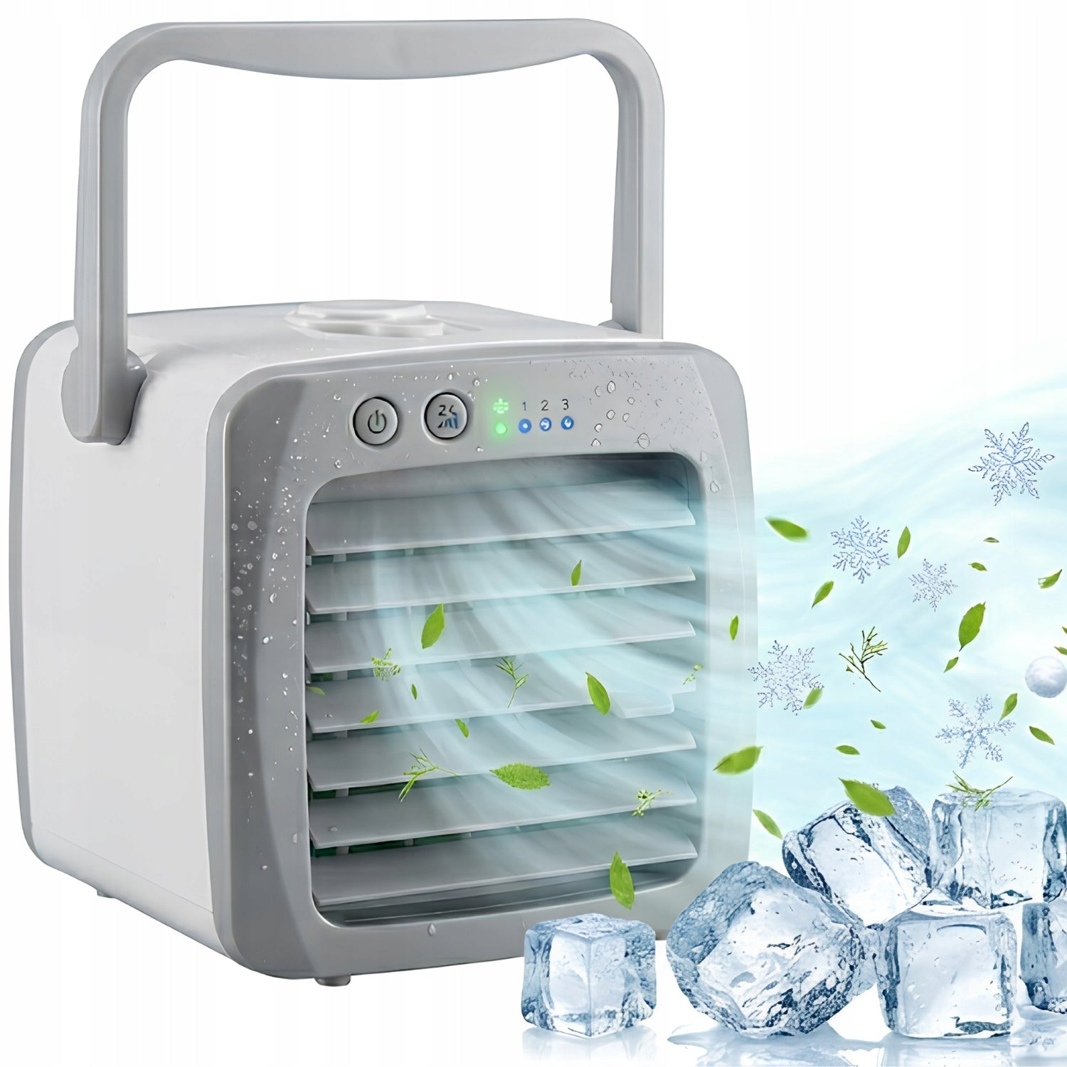 AIR CONDITIONER PORTABLE DESK AIR CONDITIONER WATER QUIET FAN FOR USB 3IN1