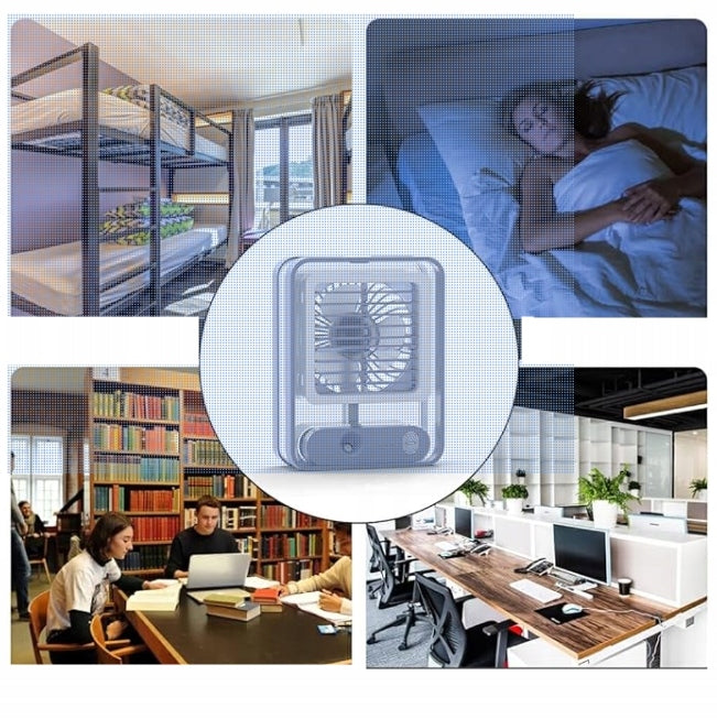 AIR CONDITIONER PORTABLE FAN VETIVER FAN MIST HUMIDIFIER Dominant color not applicable