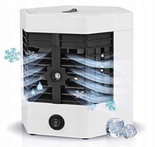 AIR CONDITIONER PORTABLE MINI FOR WATER HUMIDIFIER 2in1 Power 7 W