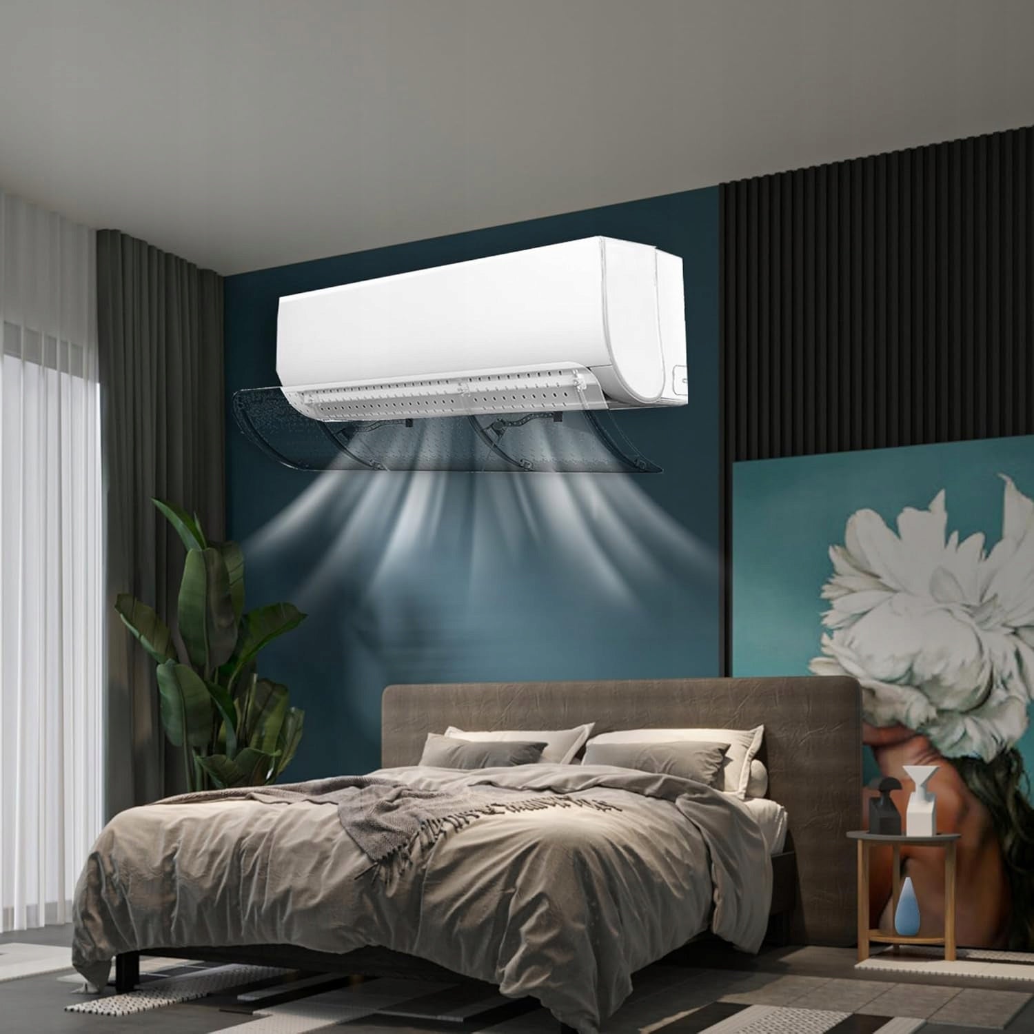 AIR CONDITIONING DEFLECTOR UNIVERSAL COVER 90 x 27 CM Model OLTYG