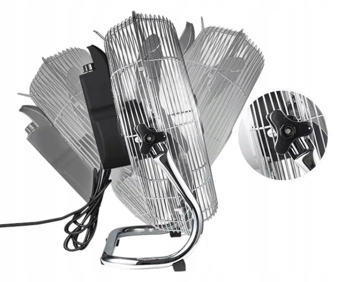 AIR FAN FLOOR HAWIS 20 INCHES 3 SPEEDS SILVER XXL Model M07105